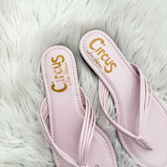 CIRCUS BY SAM EDELMAN | Cassiana Flip Flop Thong Sandals Lavender Purple | 8 - Picture 4 of 7